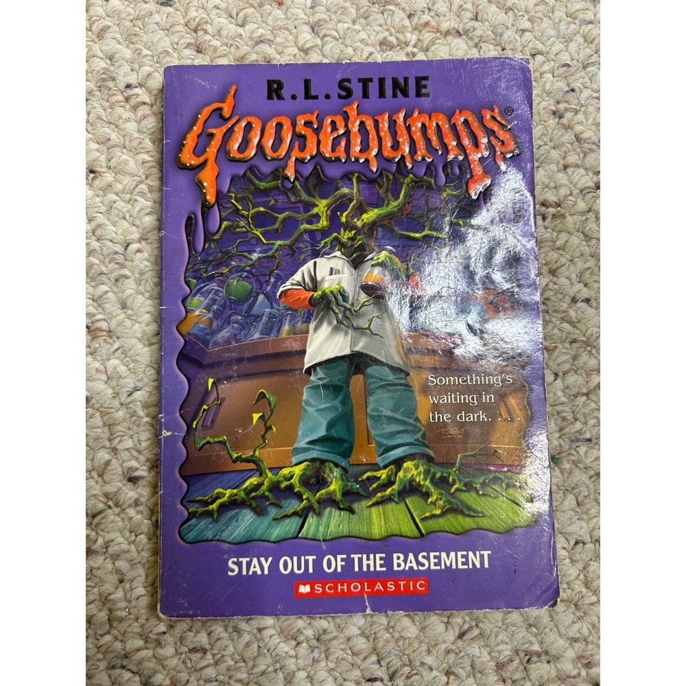 Goosebumps Stay Out of the Basement R.L. Stine 1992 First Printing Scholastic